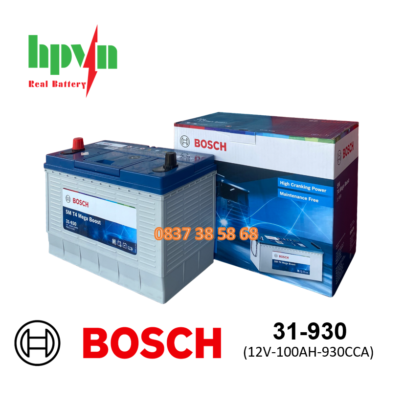 ẮC QUY BOSCH 31-930 (12V-100AH)